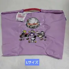 新品タグ付き☆ボールアンドチェーンPEANUTS スヌーピー エコバッグ 紫　L