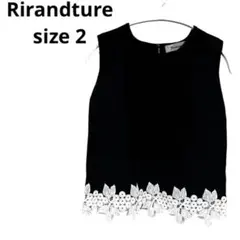 Rirandture リランドチュール レディース ノースリーブ 2 半袖ニット