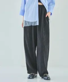 【新品未使用】LAKOLE フィブリルイージーパンツ ブラックFREEサイズのサムネイル