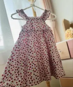 キャスキッドソン　ノースリーブワンピース　花柄のサムネイル