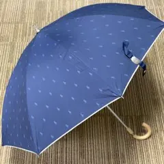 ポロラルフローレン　ポニーロゴ総柄　晴雨兼用UV小傘　ネイビーカラー
