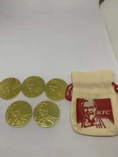 KFC ケンタッキーフライドチキン　カーネルサンダース　コイン
