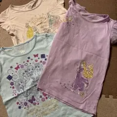 ユニクロ Tシャツ３枚セット ディズニープリンセス レゴフレンズ