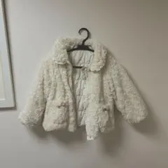 【再お値下げしました！！】【anyFAM】 アイボリーキルティングコート110