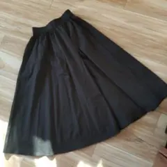coca　黒フレアスカート