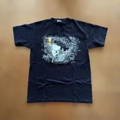 ムーミンパパ　アガサクリスティ Tシャツ ブラック