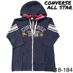CONVERSE ALL STAR コンバース 5部袖 パーカー Lサイズのサムネイル