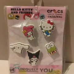 ☆新品☆ Crocs Hello Kitty ジビッツ 5個セットのサムネイル