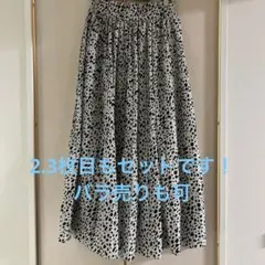 プリーツロングスカート セット