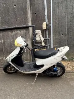 茨城 af34 zx ゼッペケ ライブディオ 人気の白 バイク 50cc 原付