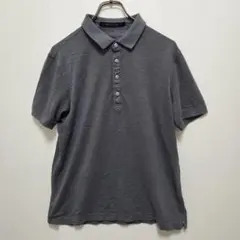 INTERMEZZO インターメッツォ 半袖 ポロシャツ M 墨黒 ダーバンのサムネイル
