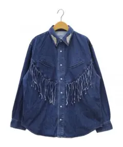 TOGA ARCHIVES DENIM FRINGE SHIRTSのサムネイル