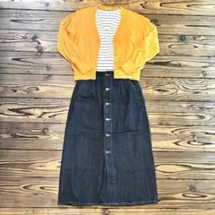 【コーデ売り】M〜Lサイズ 春〜初夏カジュアルコーデ GU FUN 【通勤通学】