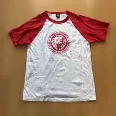 新日本プロレス　ヤングライオン　ラグランTシャツ L USED