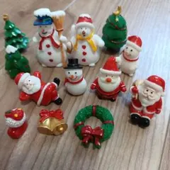 クリスマス ミニチュア フィギュア セットのサムネイル