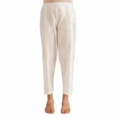 B10夏の重ね着パンツ✳︎涼しいインド綿 上品上質 サルワール ペチパンツ オフ白 B10夏の重ね着パンツ✳︎涼しいインド綿 上品上質 サルワール