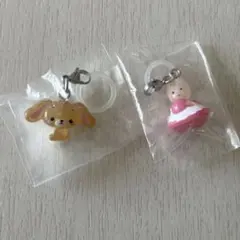 サンリオ　ゆるっとめじるしアクセサリー　マロンクリーム　くろうさ