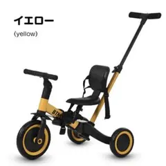 BTM 5-in-1 三輪車 キックバイク イエローのサムネイル