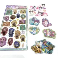 うるちゅるシール初音ミク ウォーターシールサンリオ ドロップジュエリーシール