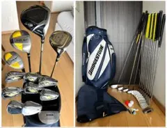 良品ブリヂストン中心NIKE超豪華メンズゴルフクラブフルセット13本硬さR〜SR