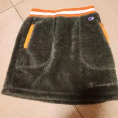 Champion フリーススカート オリーブグリーン