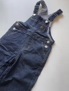 タイムセール0時まで！petit main デニム オーバーオール