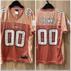 Reebok NFL PLAYERS BROWNSゲームシャツTシャツ古着屋購入のサムネイル