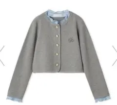 本日限定価格　セルフォード　フリルデタッチャブルカーディガン