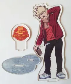僕のヒーローアカデミア　休日 アクリルスタンドプレート　爆豪勝己