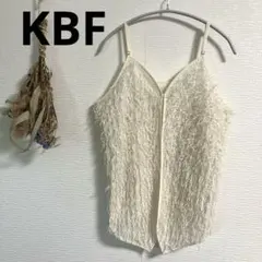 KBF♡ケービーエフ♡フリンジキャミベスト♡アイボリー