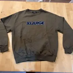 XLARGE オリーブ スウェット S