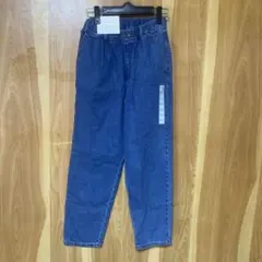 GU デニムキャロットパンツ　150size デニムブルー 長ズボン