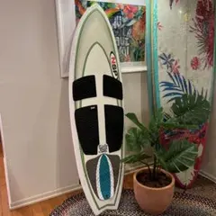 新品格安SSRサーフスクールボードブルー 7'0 60L 90kg フィン付き