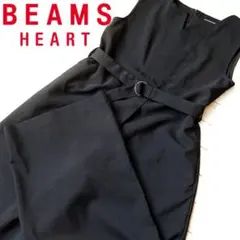 BEAMS HEART キーネック オールインワン ブラックのサムネイル