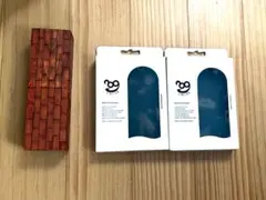 フィンガースケートボード用レンガ模様木製セクション　uagfb箱2個セット