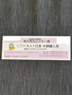 2026年最新】奥只見丸山スキー場リフト券の人気アイテム - メルカリ