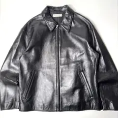【羊革】BEAUTY＆YOUTH レザージャケット 黒 XL シープレザー