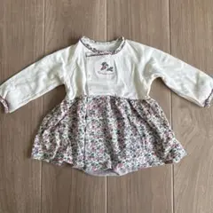 Combi mini ロンパース付きワンピース　長袖 70