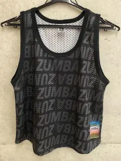 ZUMBA メッシュタンクトップ XS ブラック