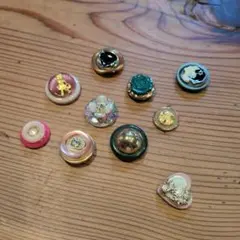 新品　装飾ボタン　カボション　 10個セット