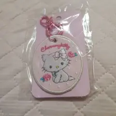 チャーミーキティ 刺繍ワッペンキーホルダー