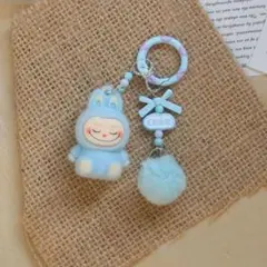 ラブブ　ミニぬいぐるみ　キーホルダー