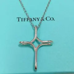 ティファニー インフィニティ クロス ネックレス シルバー ラージサイズ