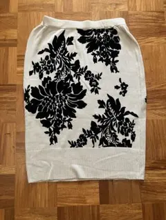 未使用品　ニット膝丈スカート サイズL ウエストゴム　オットー　Otto