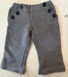 『chien chien』シアンシアン　グレー ボタン付きパンツ 95cm