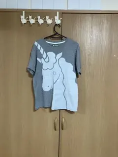 FRAPBOIS ZOO ユニコーン 半袖Tシャツ グレーのサムネイル