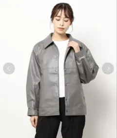 ehka sopo フェイクレザージャケットのサムネイル