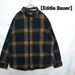 【美品】エディーバウアー　Eddie Bauer ネルシャツ　　コットン100