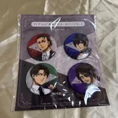 【新品未開封】進撃の巨人 STARFLYER 缶バッジ 4個セット