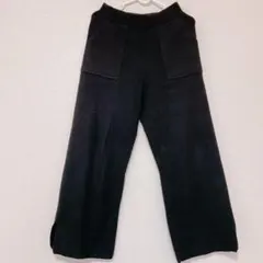 GU ニットパンツ ワイドパンツ